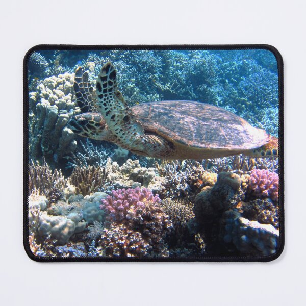 Item preview, Sea Turtles Swimming On Top of Corals Reefs designed and sold by Luxxe87.
