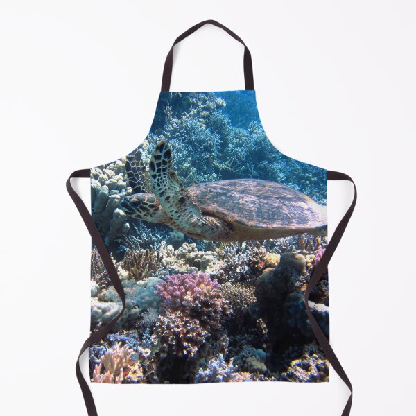 Item preview, Sea Turtles Swimming On Top of Corals Reefs designed and sold by Luxxe87.