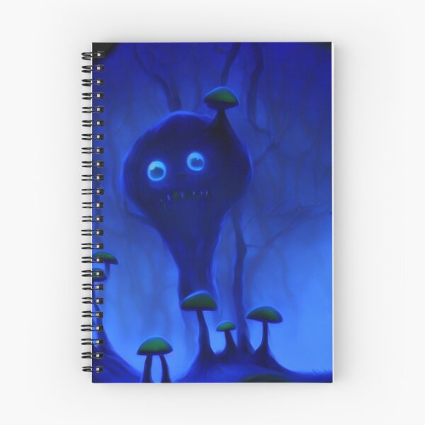 Item preview, Copy of Tree-monster in a mushroom forest IX blue designed and sold by BrachiaST.