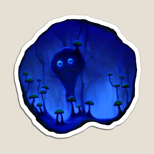 Item preview, Copy of Tree-monster in a mushroom forest IX blue designed and sold by BrachiaST.