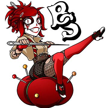 "Bobbins the Clown Sticker" Sticker for Sale by RibbonsEmporium | Redbubble