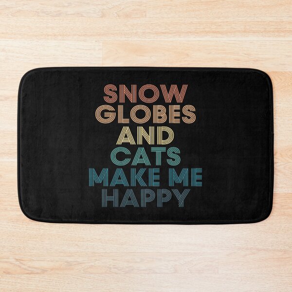 Item preview, Snow Globes And Cats Make Me Happy designed and sold by kindxinn.