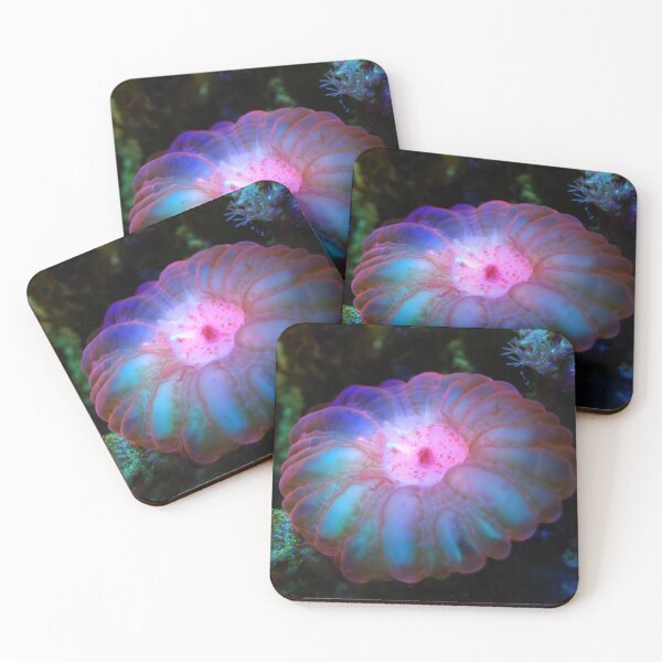 Item preview, Glowing Sea Anemone During Night on Corals designed and sold by Luxxe87.