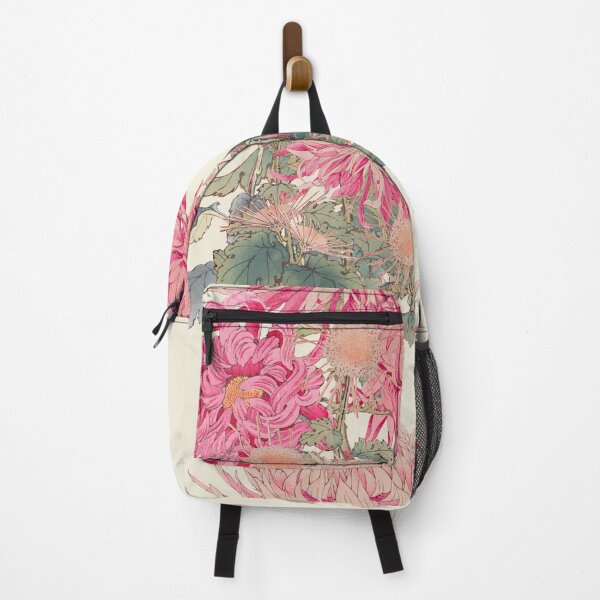 Item preview, Gorgeous Vintage Japanese Hasegawa Chrysanthemum Flowers Illustration, Cream Background designed and sold by TrulyEpoque.