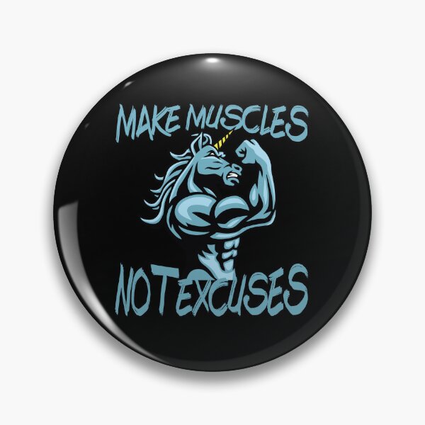 Item preview, Kopie von Fitness Shirt - Make Muscles Not Excuses designed and sold by strokli.