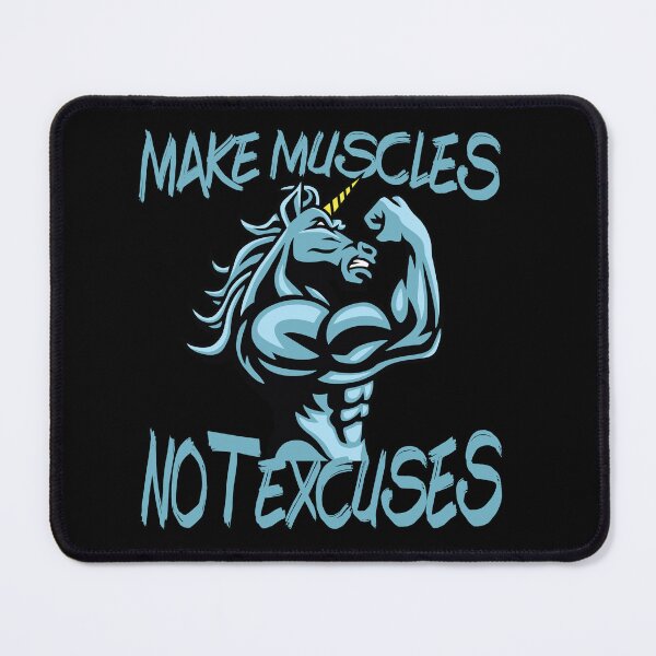 Item preview, Kopie von Fitness Shirt - Make Muscles Not Excuses designed and sold by strokli.