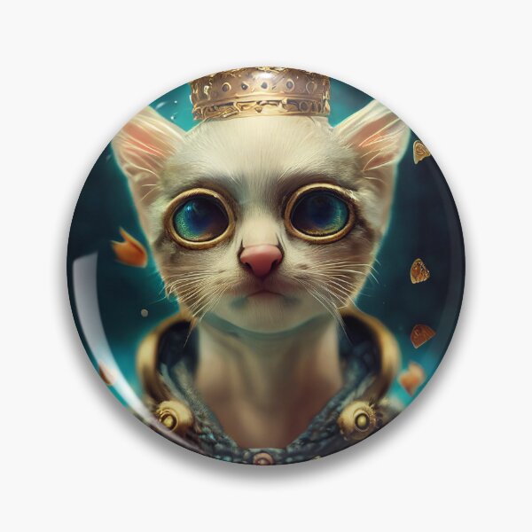 Item preview, Surreal cat king designed and sold by FuturistDesigns.