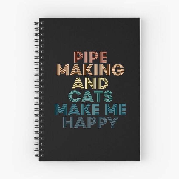 Item preview, Pipe Making And Cats Make Me Happy designed and sold by kindxinn.