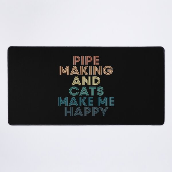 Item preview, Pipe Making And Cats Make Me Happy designed and sold by kindxinn.