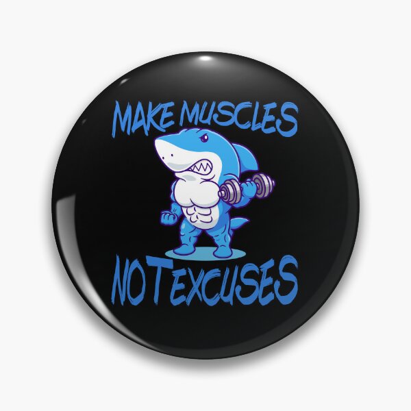 Item preview, Kopie von Fitness Shirt - Make Muscles Not Excuses designed and sold by strokli.