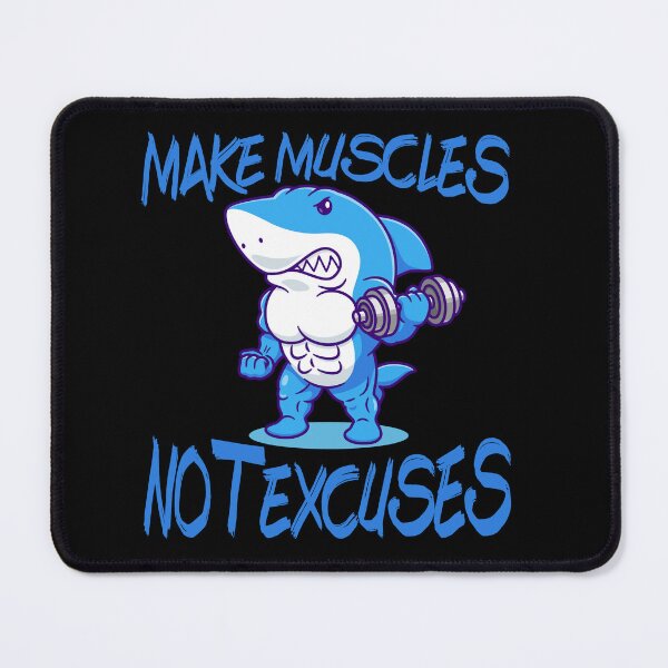 Item preview, Kopie von Fitness Shirt - Make Muscles Not Excuses designed and sold by strokli.