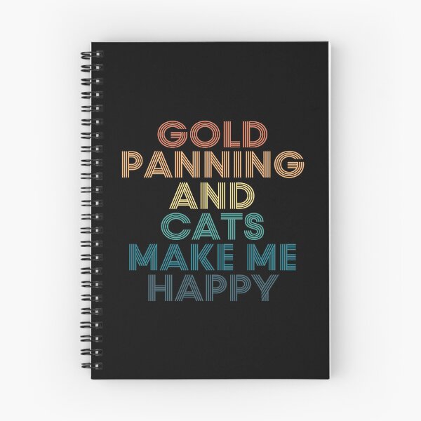 Item preview, Gold panning And Cats Make Me Happy designed and sold by kindxinn.