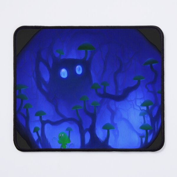 Item preview, Tree-monster in a mushroom forest X blue designed and sold by BrachiaST.