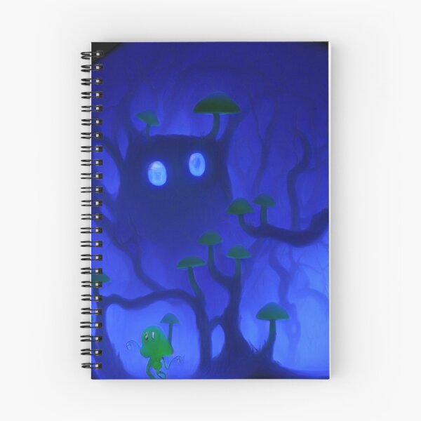 Item preview, Tree-monster in a mushroom forest X blue designed and sold by BrachiaST.