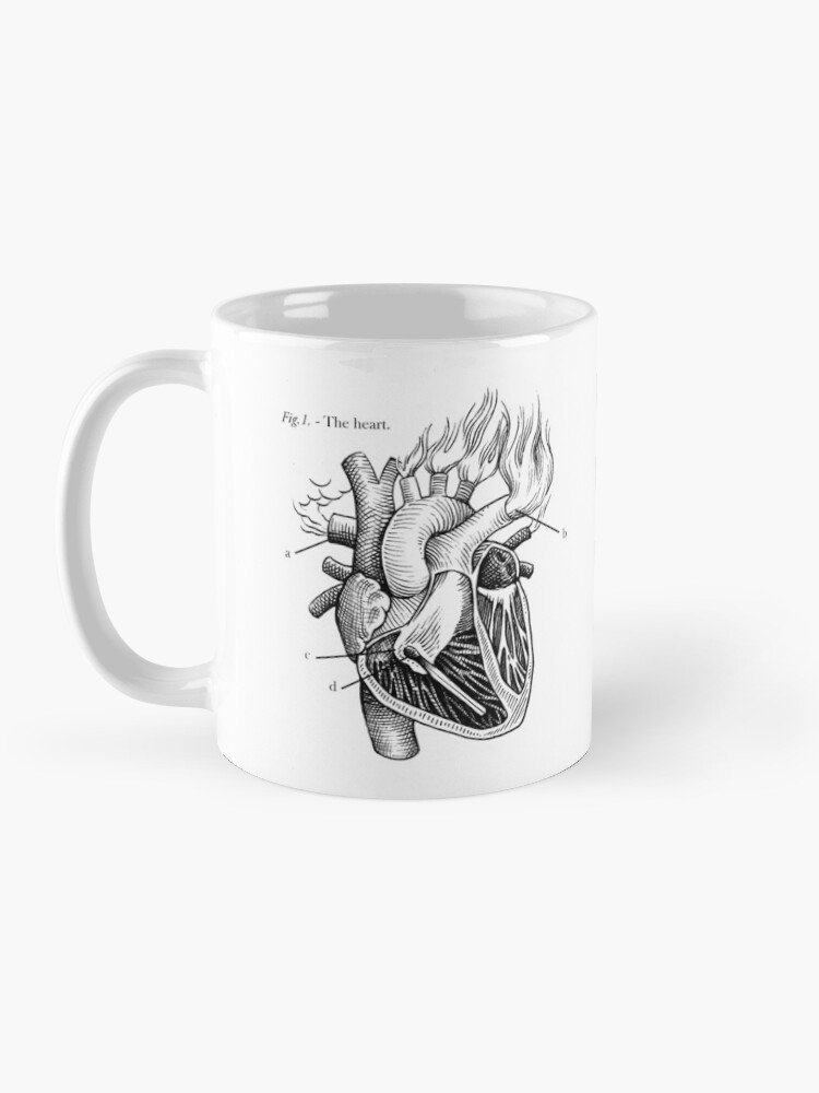 Thumbnail 3 of 6, Coffee Mug, The Heart designed and sold by Celeste Ciafarone.