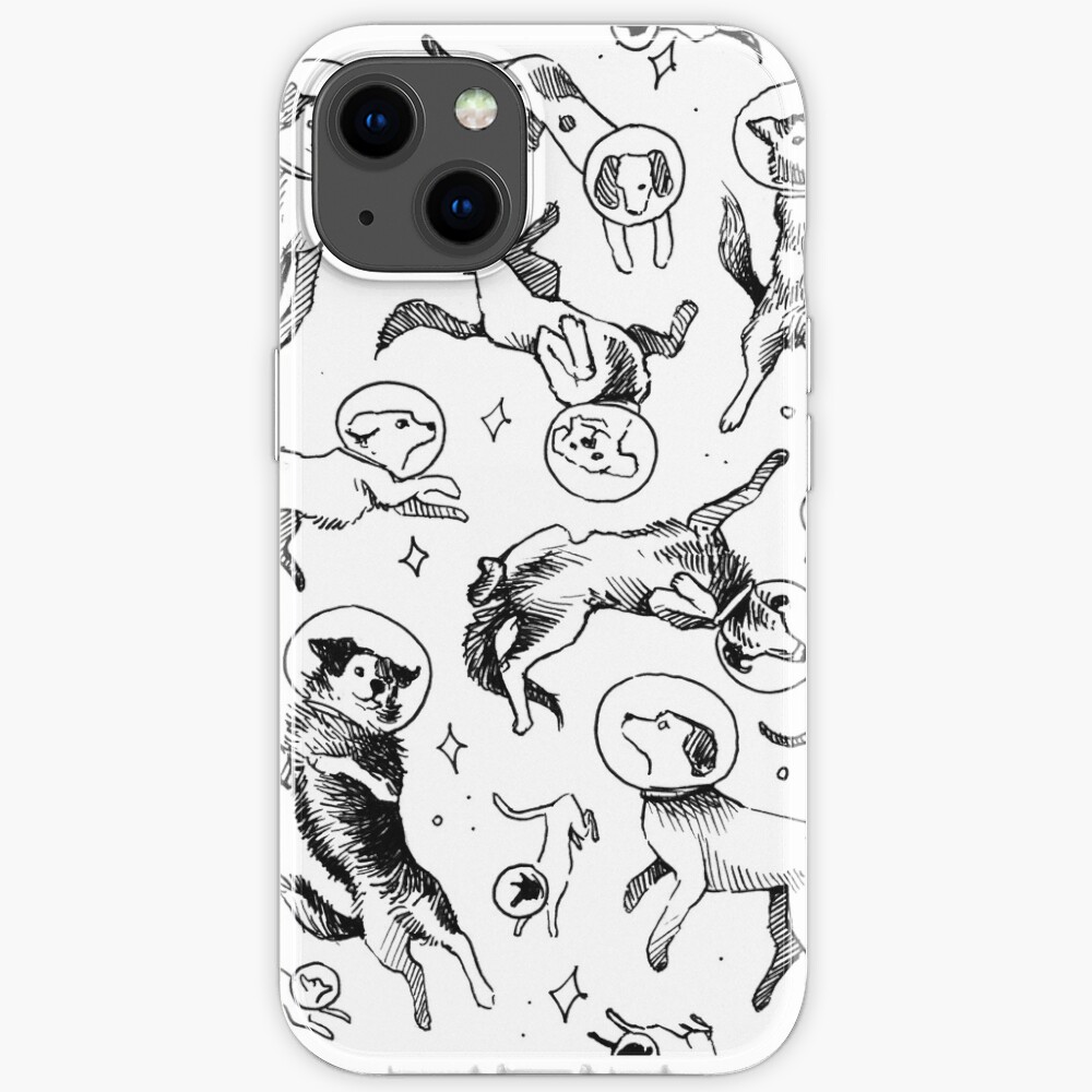 Space dogs iPhone Case