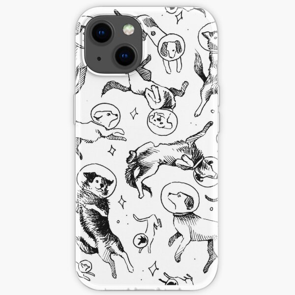 Space dogs iPhone Soft Case