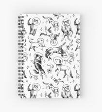 Space dogs Spiral Notebook