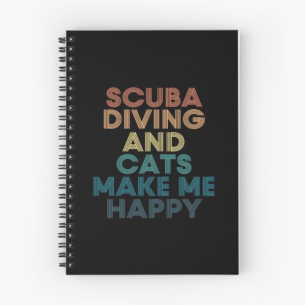 Item preview, Scuba diving And Cats Make Me Happy designed and sold by kindxinn.