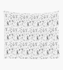 Space dogs Wall Tapestry