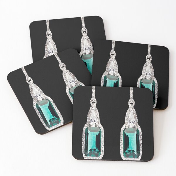 Item preview, Earring Jewellery Emerald Gemstone Silver, earring designed and sold by JESSGOINES.