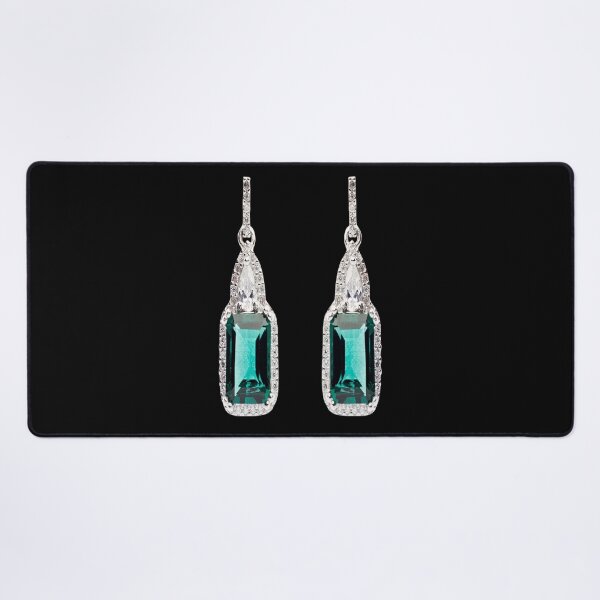Item preview, Earring Jewellery Emerald Gemstone Silver, earring designed and sold by JESSGOINES.