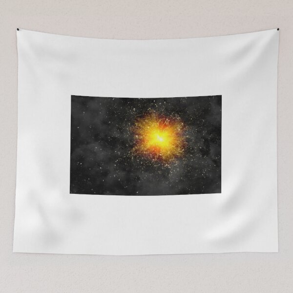 Item preview, Star blast on black background designed and sold by OllegNik.