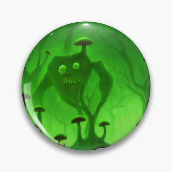 Item preview, Tree-monster in a mushroom forest XI green designed and sold by BrachiaST.