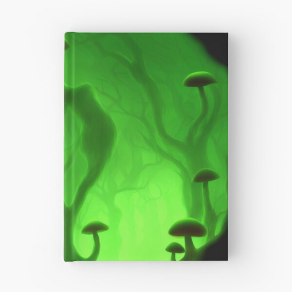 Item preview, Tree-monster in a mushroom forest XI green designed and sold by BrachiaST.