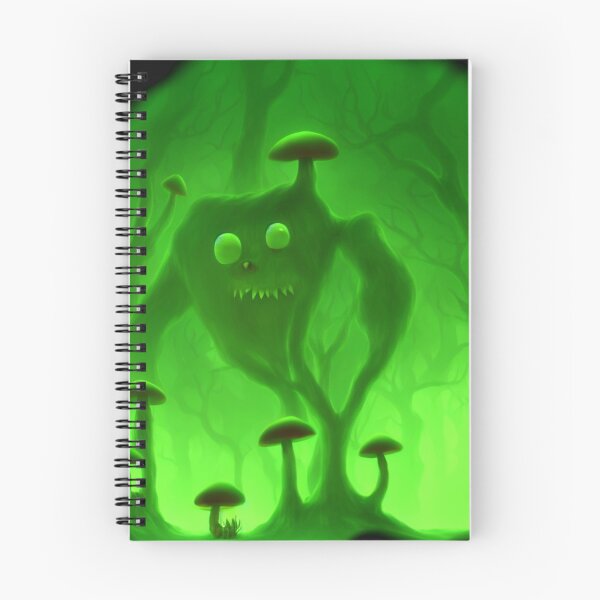 Item preview, Tree-monster in a mushroom forest XI green designed and sold by BrachiaST.