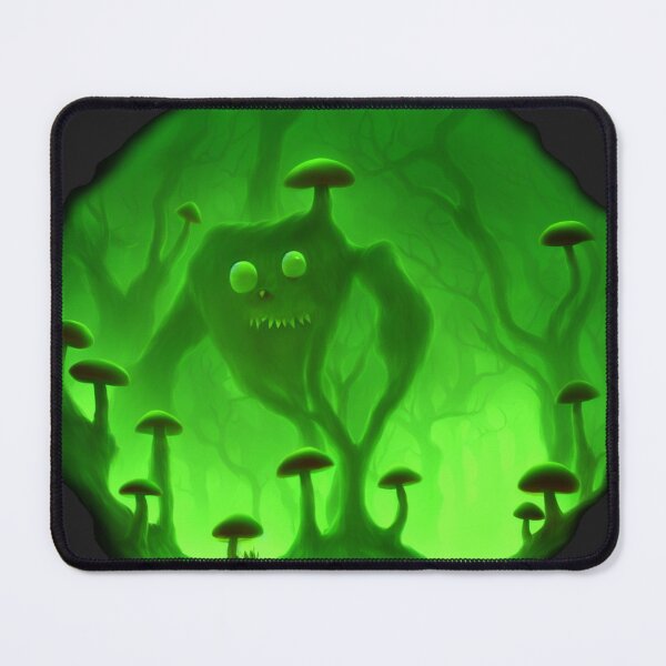 Item preview, Tree-monster in a mushroom forest XI green designed and sold by BrachiaST.