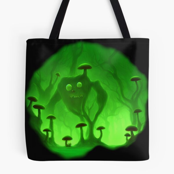 Item preview, Tree-monster in a mushroom forest XI green designed and sold by BrachiaST.