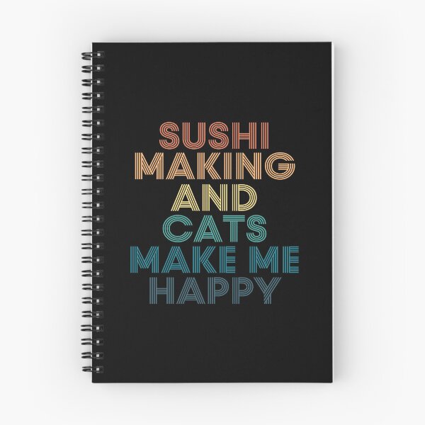 Item preview, Sushi making And Cats Make Me Happy designed and sold by kindxinn.