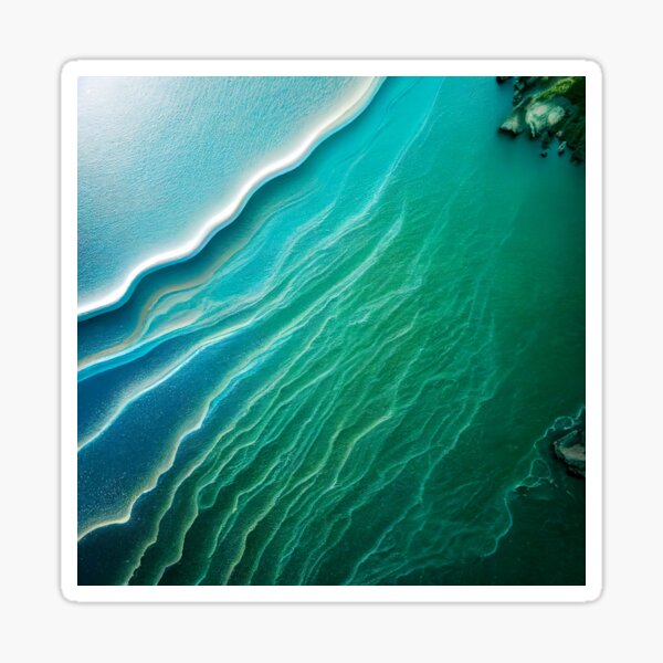 Item preview, aerial view ocean wave and beach photography. nature landscape 1 designed and sold by ShopThousand.
