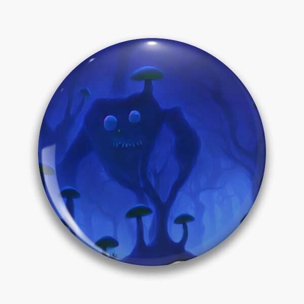 Item preview, Tree-monster in a mushroom forest XI blue designed and sold by BrachiaST.
