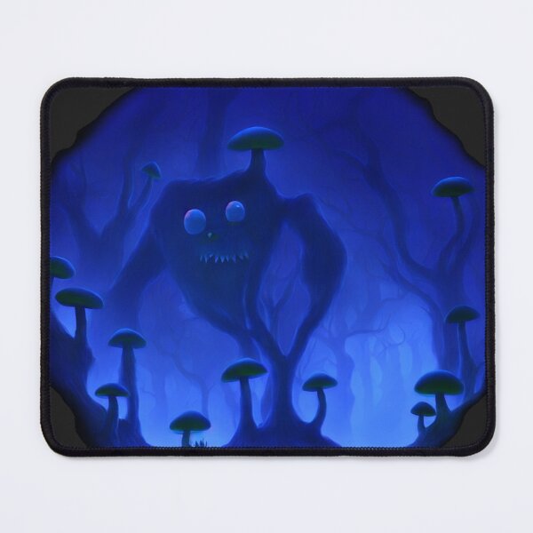 Item preview, Tree-monster in a mushroom forest XI blue designed and sold by BrachiaST.