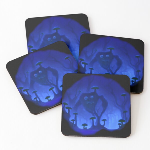 Item preview, Tree-monster in a mushroom forest XI blue designed and sold by BrachiaST.