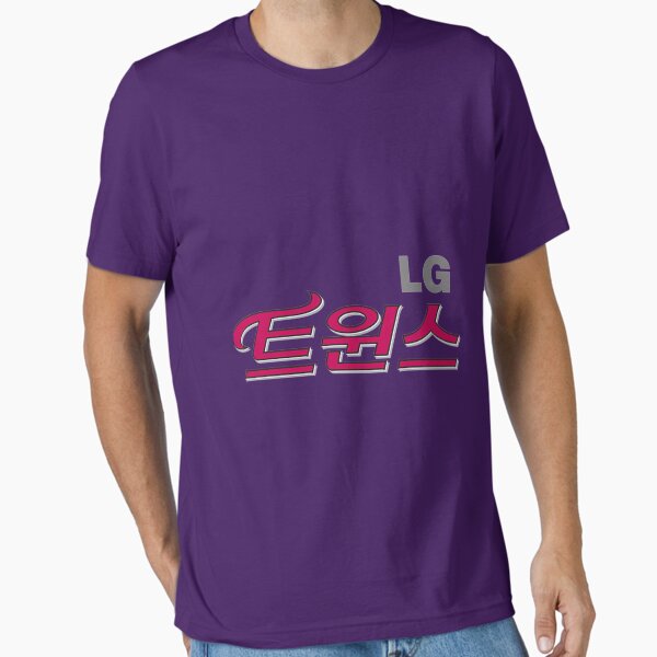 LG Twins Seoul Baseball KBO Korean Script Logo Essential T-Shirt