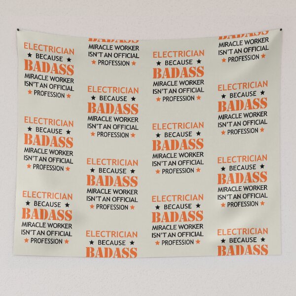 Item preview, Electrician Surprise Birthday Badass Miracle Worker  designed and sold by smily-tees.