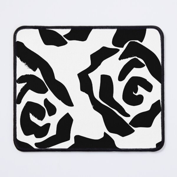 Item preview, Black and White graphic roses pattern designed and sold by patterncrow.