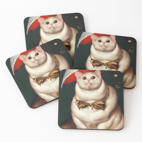 Item preview, Cat under rain designed and sold by ladarkepoque.