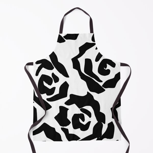 Item preview, Black and White graphic roses pattern designed and sold by patterncrow.