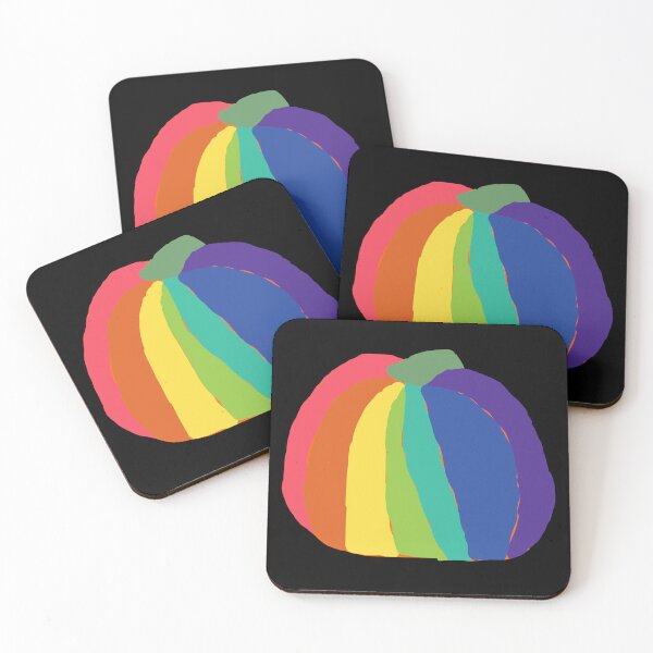 Item preview, Big Abstract Rainbow Pumpkin designed and sold by ellenhenry.