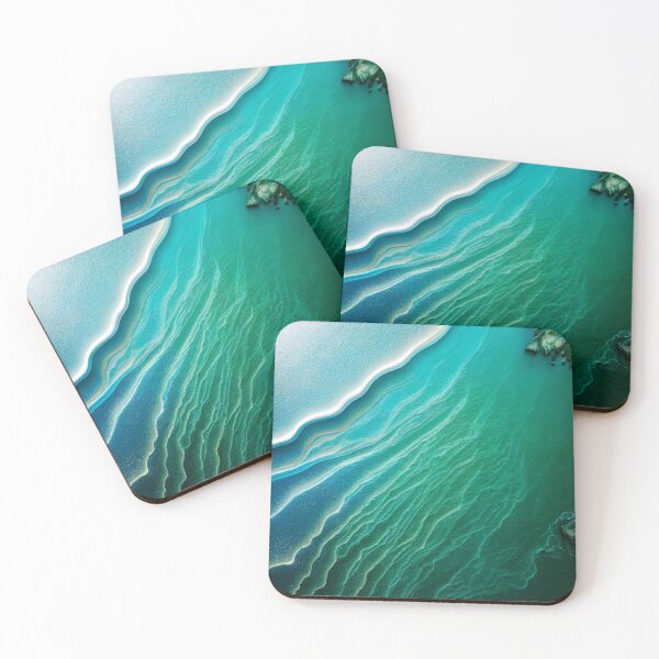 Item preview, aerial view ocean wave and beach photography. nature landscape 1 designed and sold by ShopThousand.