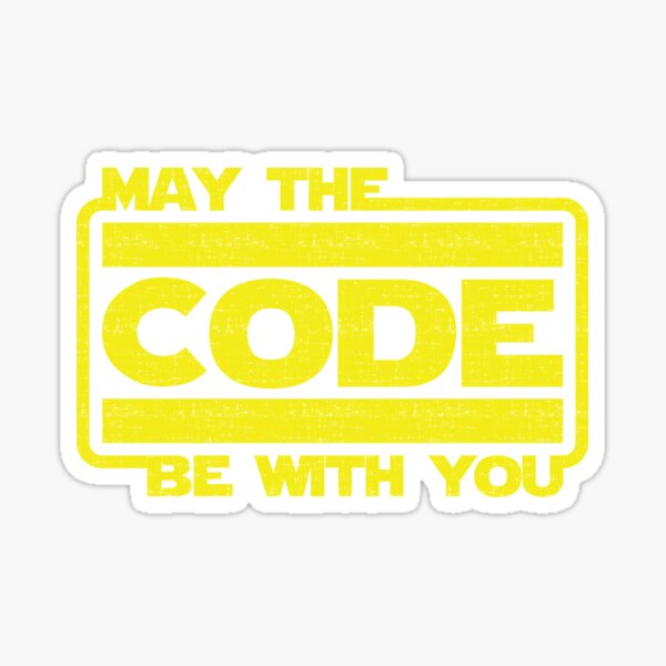 Item preview, May The Code Be With You designed and sold by CaesarSleeves.