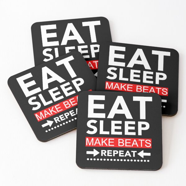 Item preview, Eat Sleep Make Beats Repeat - Funny Music Producer Item designed and sold by JukeLox.