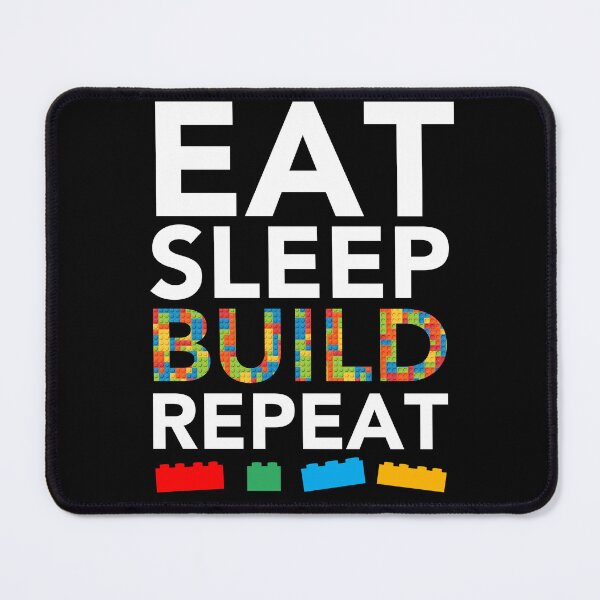 Item preview,  Eat Sleep Build Repeat Building Blocks Bricks Master Builder designed and sold by JukeLox.