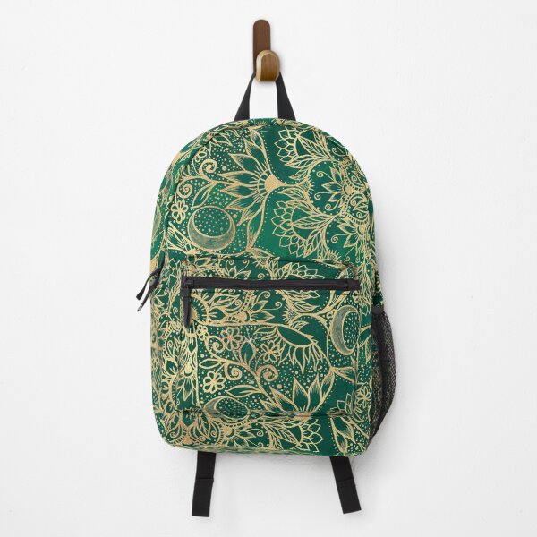 Item preview, Elegant Gold Floral Mandala Green Design designed and sold by NdesignTrend.