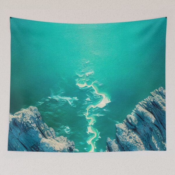 Item preview, aerial view ocean wave and beach photography. nature landscape 7 designed and sold by ShopThousand.