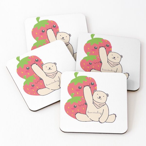 Item preview, kuromi strawberry design art with bear designed and sold by ckudagama.